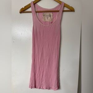 Vintage Y2K Abercrombie & Fitch Light Pink Tank Top